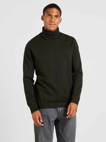 Pulover 'JJEBasic' de la JACK & JONES pe verde: față