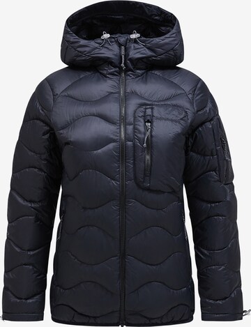 PEAK PERFORMANCE Winter Jacket in Black: front