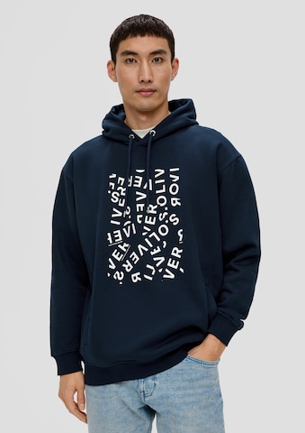 s.Oliver Sweatshirt in Blau: Vorderseite