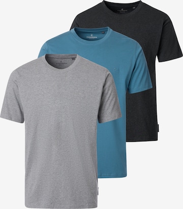 CASAMODA Shirt 'Basic' in Blau: Vorderseite
