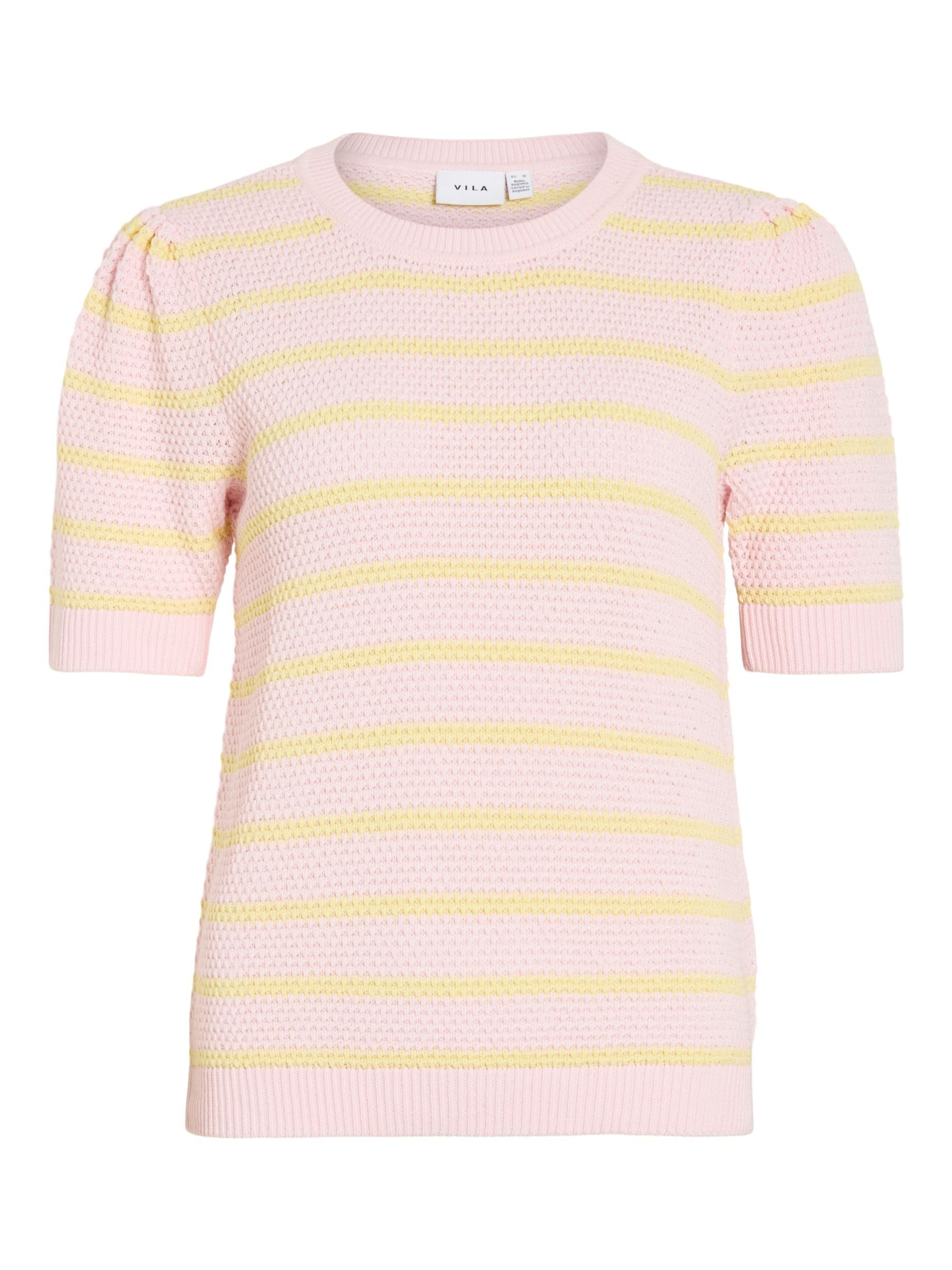 VILA Sweater 'VIDalo' in Pink: front