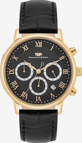 Montre à affichage analogique Rhodenwald & Söhne en noir : devant