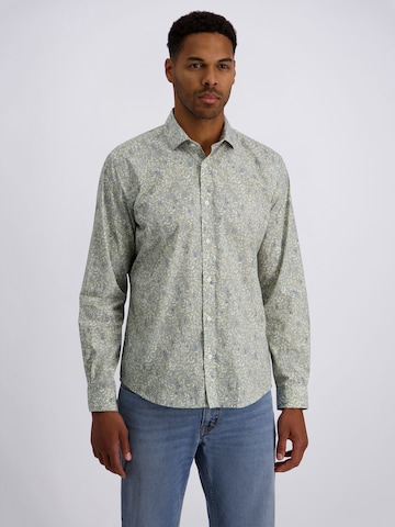 Coupe regular Chemise PIERRE CARDIN en vert : devant