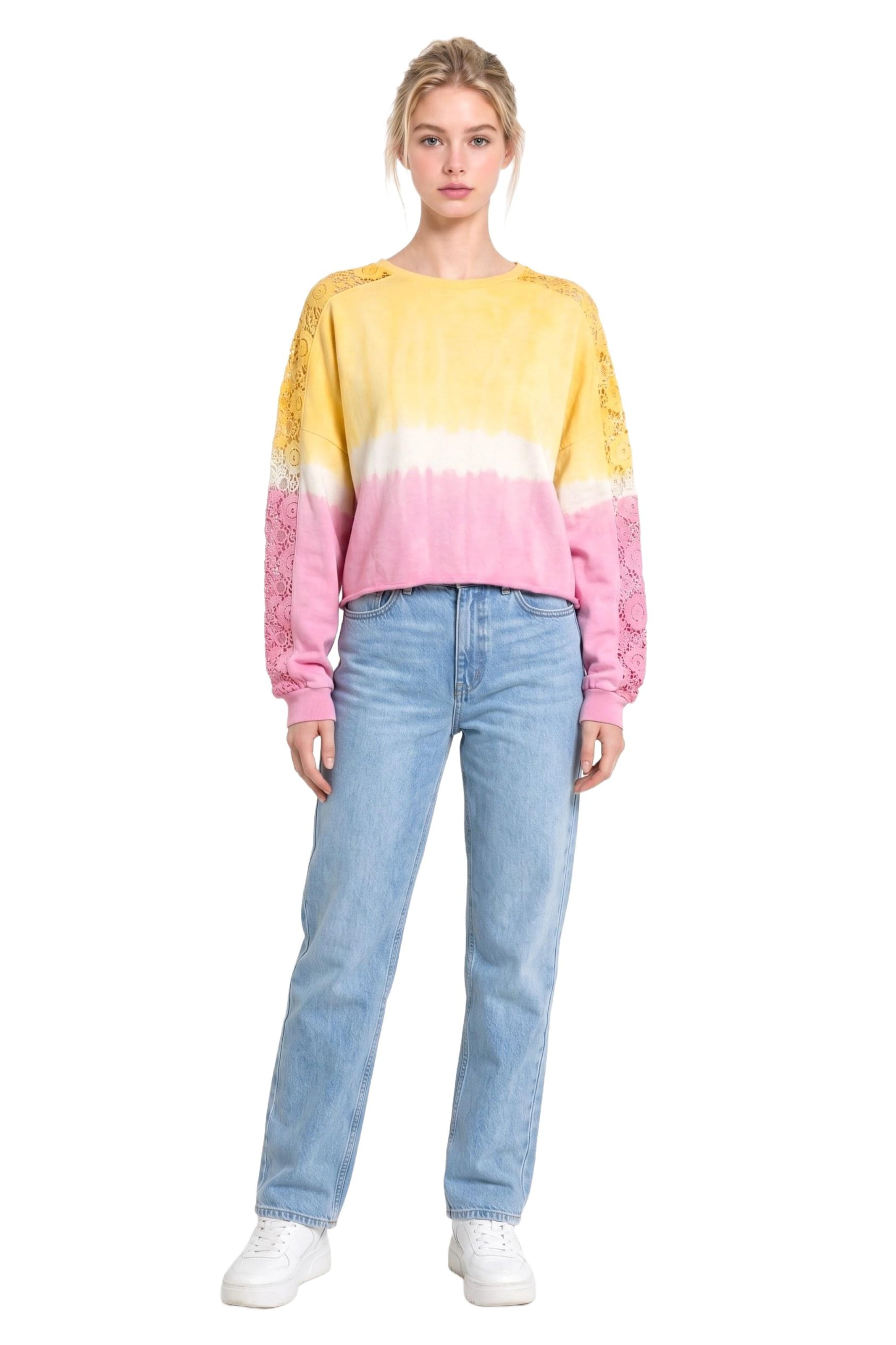 Alexa Dash Sweatshirt in Gelb