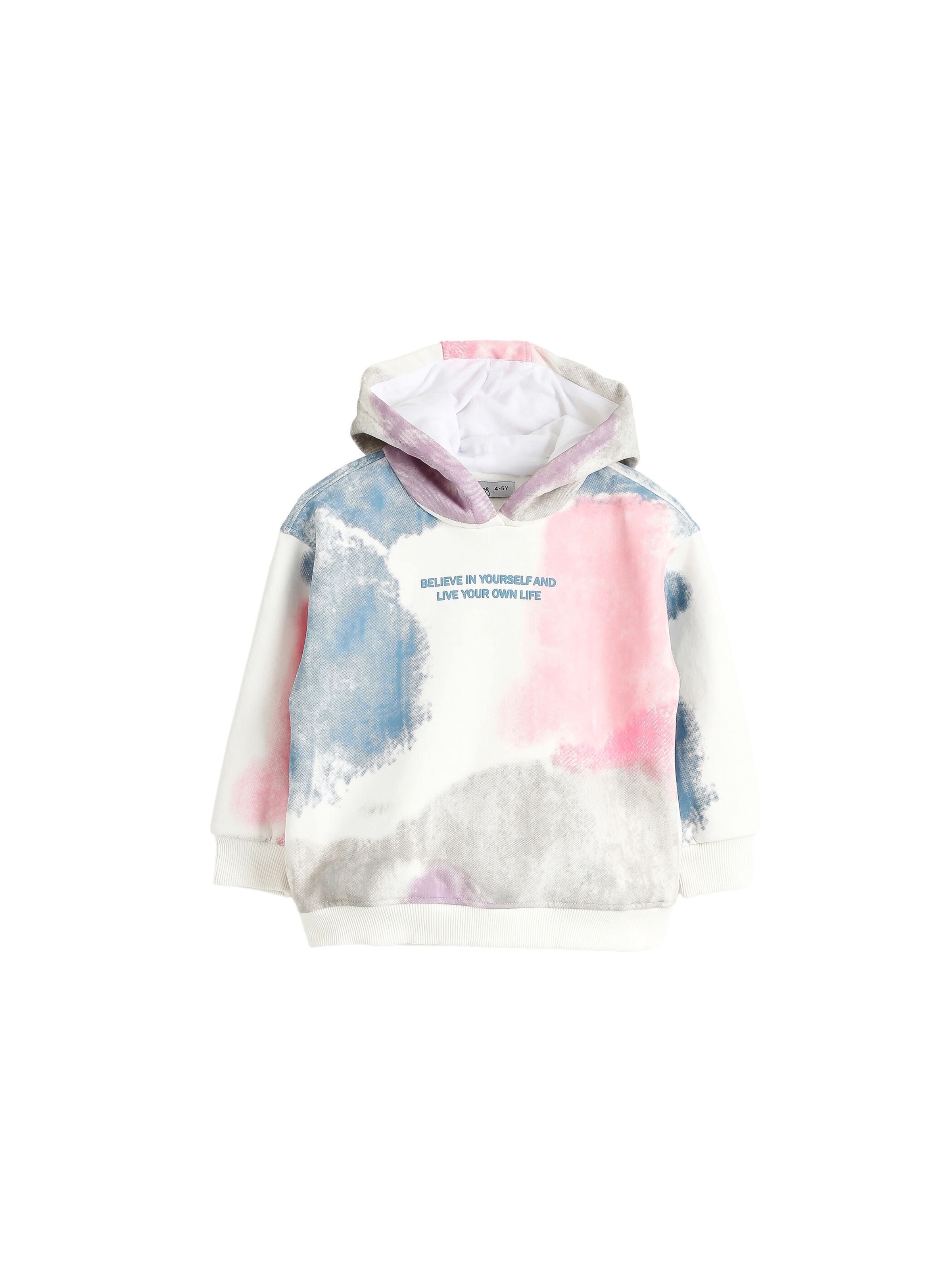 Sweat-shirt Solang en blanc : devant