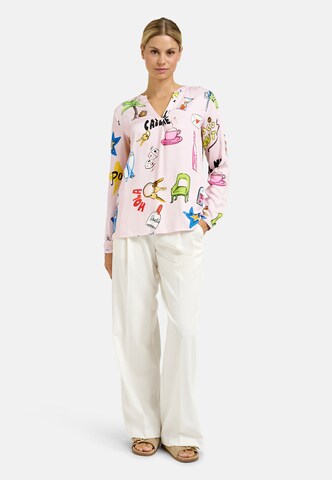 Milano Italy Blouse in Red