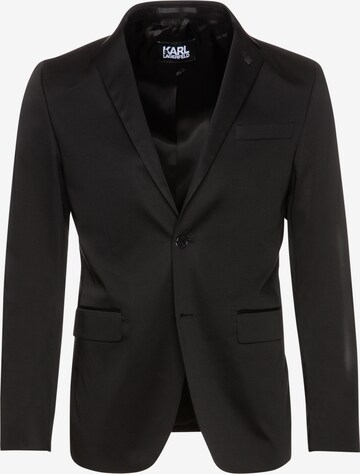 Karl Lagerfeld Regular fit Business Blazer 'Clever' in Black: front
