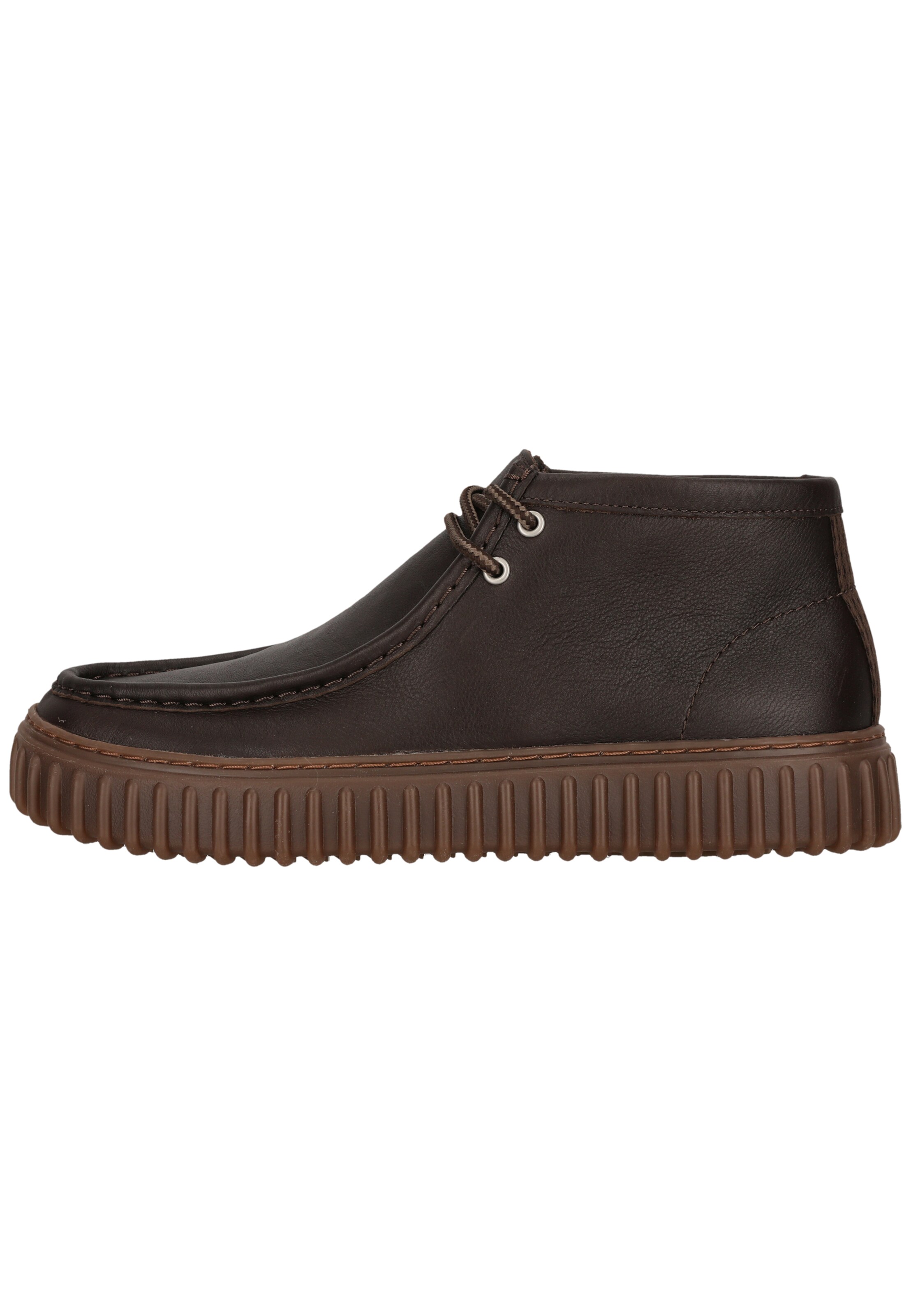 CLARKS Schnürschuhe 'Torhill High' in Braun