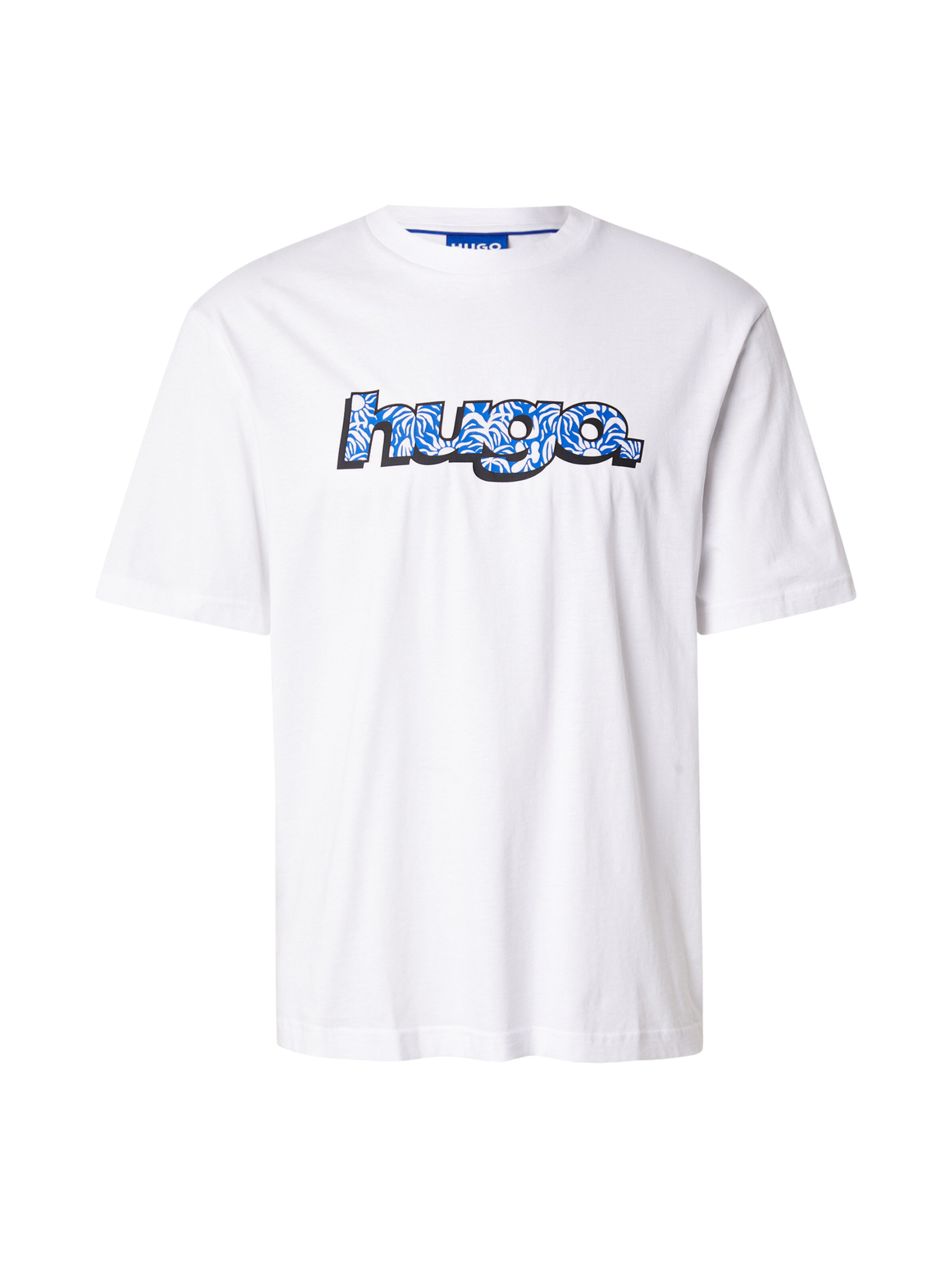 HUGO Póló 'Nugibol' - fehér: elől