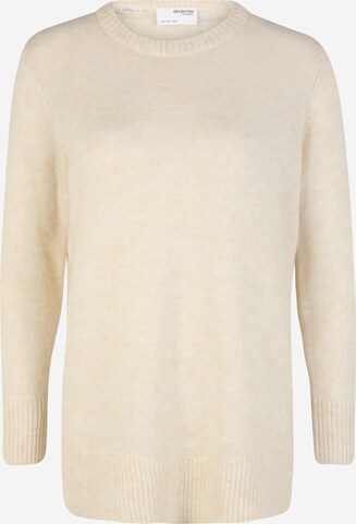 Pullover 'LITTI' di Selected Femme Petite in beige: frontale