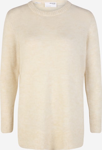 Selected Femme Petite Sweater 'LITTI' in Beige: front