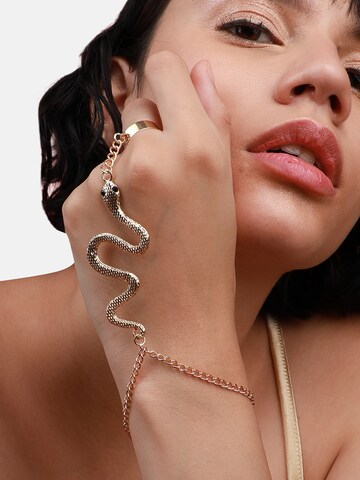 SOHI Armband 'Naomi' in Gold: Vorderseite