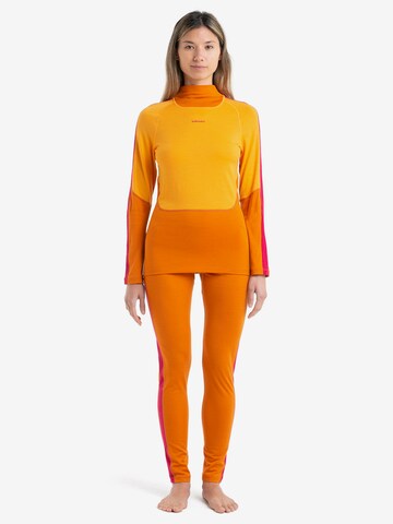 ICEBREAKER Skinny Sporthose '200 Oasis' in Orange