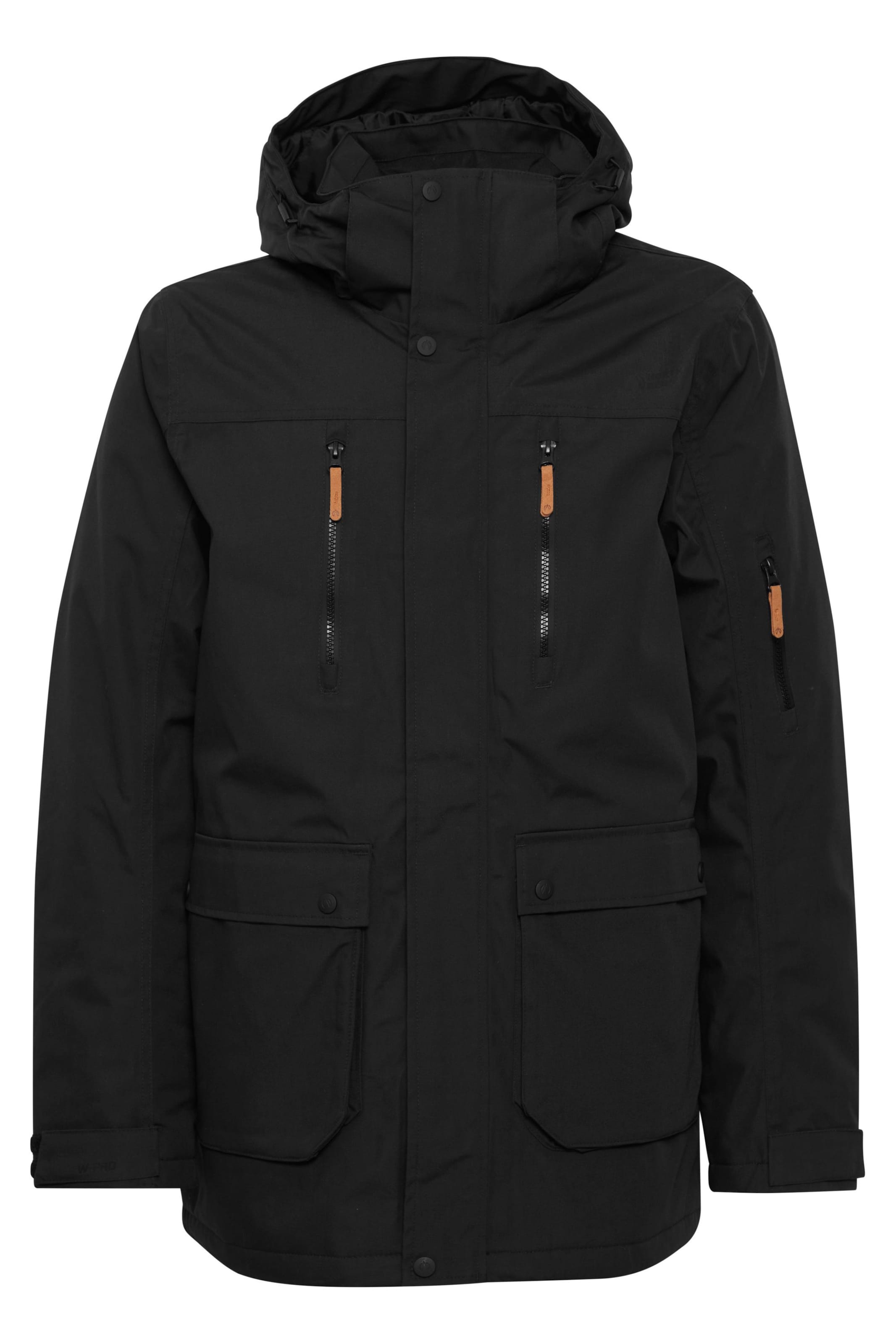 North Bend Winterjacke 'Wanda' in Schwarz: Vorderseite