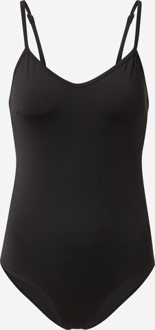 Underprotection T-shirt Badpak 'Vanessa' in Zwart: voorkant