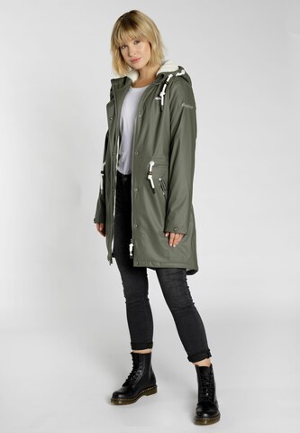 Manteau fonctionnel Schmuddelwedda en vert