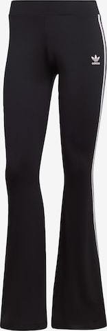 ADIDAS ORIGINALS Flared Leggings in Zwart: voorkant