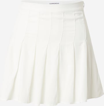 GLAMOROUS Skirt in White: front