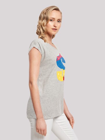 T-shirt 'Disney Alphabet S Is For Snow White Schneewittchen' F4NT4STIC en gris