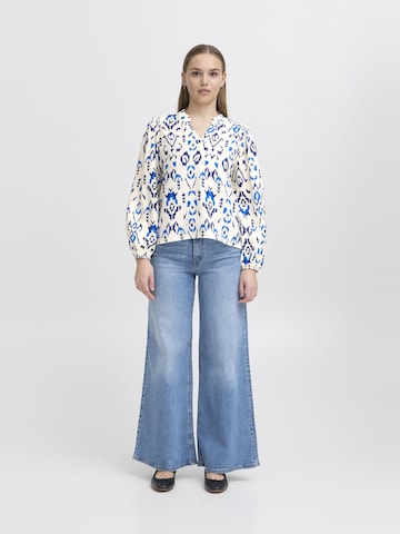 ICHI - Blusa ' IXHARPER ' en azul