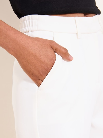 Lipsy Trousers with creases in 32 in White, Item view