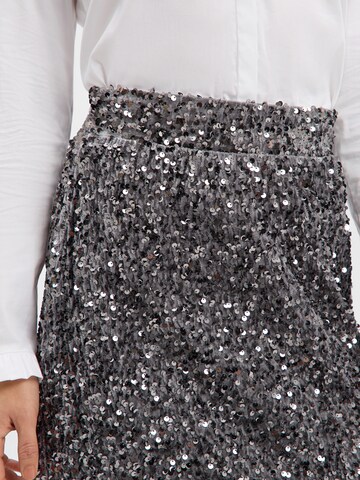 VILA Rok 'VIFaith' in Grijs