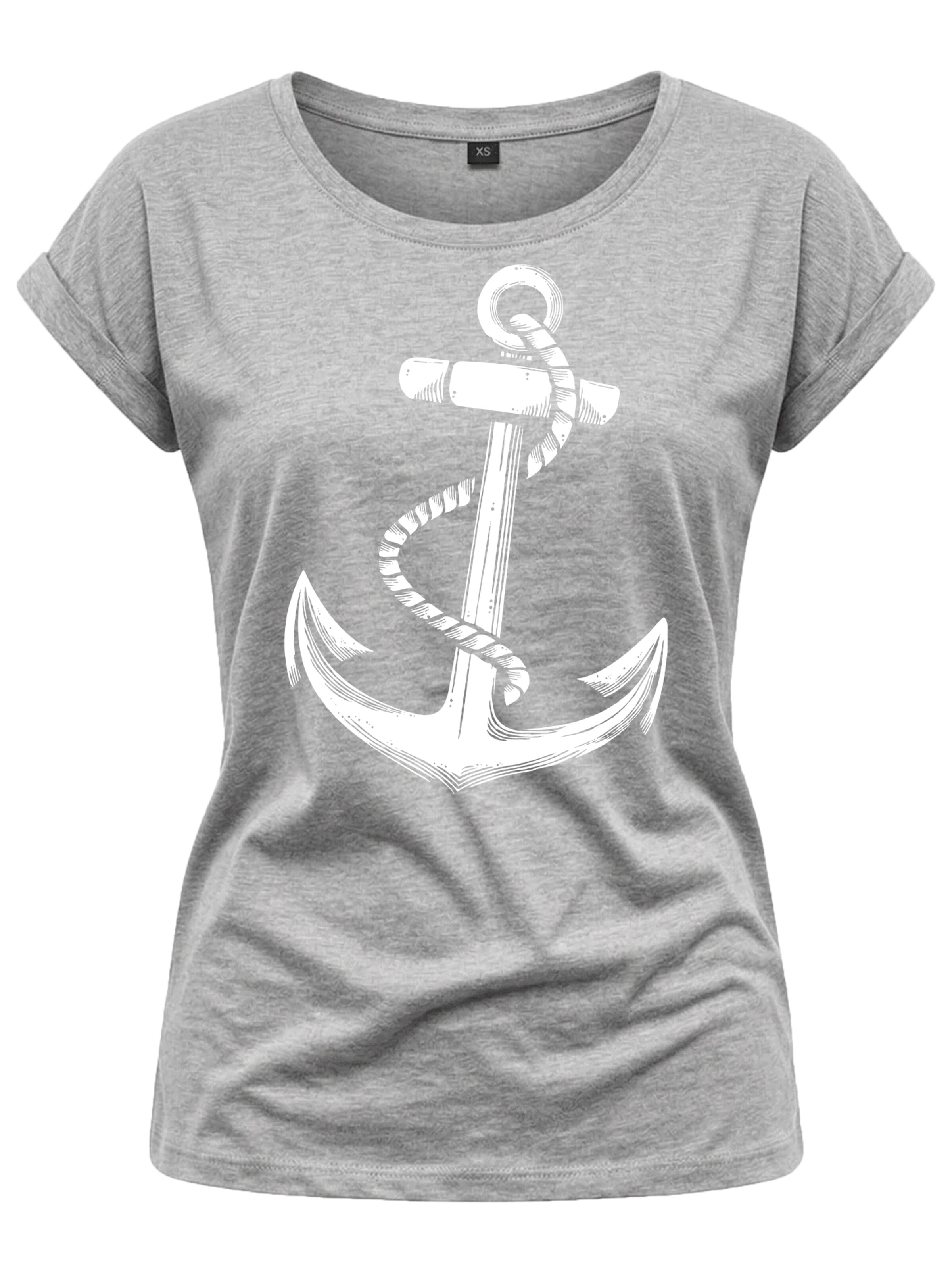 MAKAYA Shirt 'Anker' in Grey