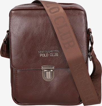 Northampton Polo Club Crossbody Bag in Brown: front
