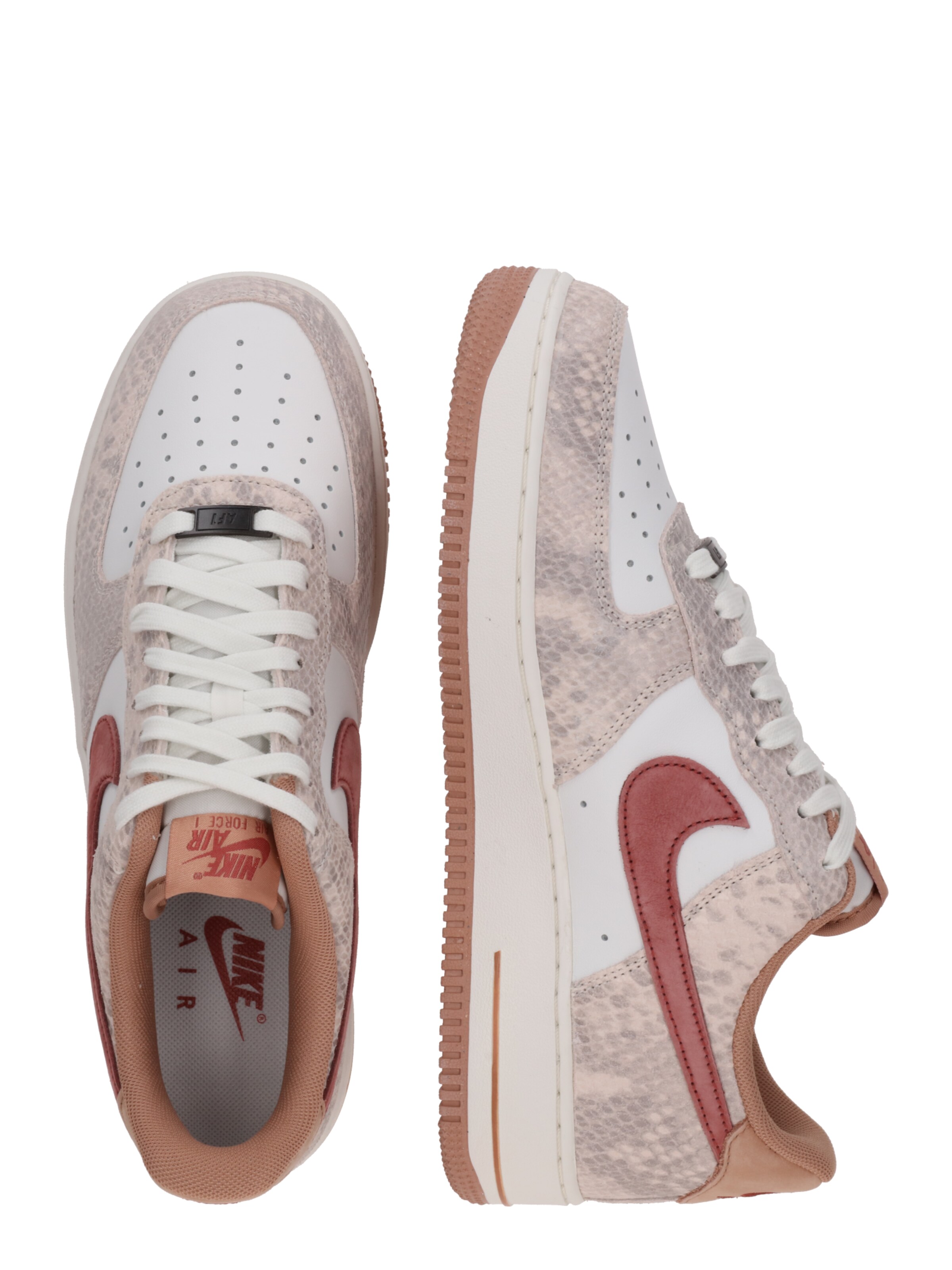 Nike Sportswear Ниски маратонки 'AIR FORCE 1' в бяло
