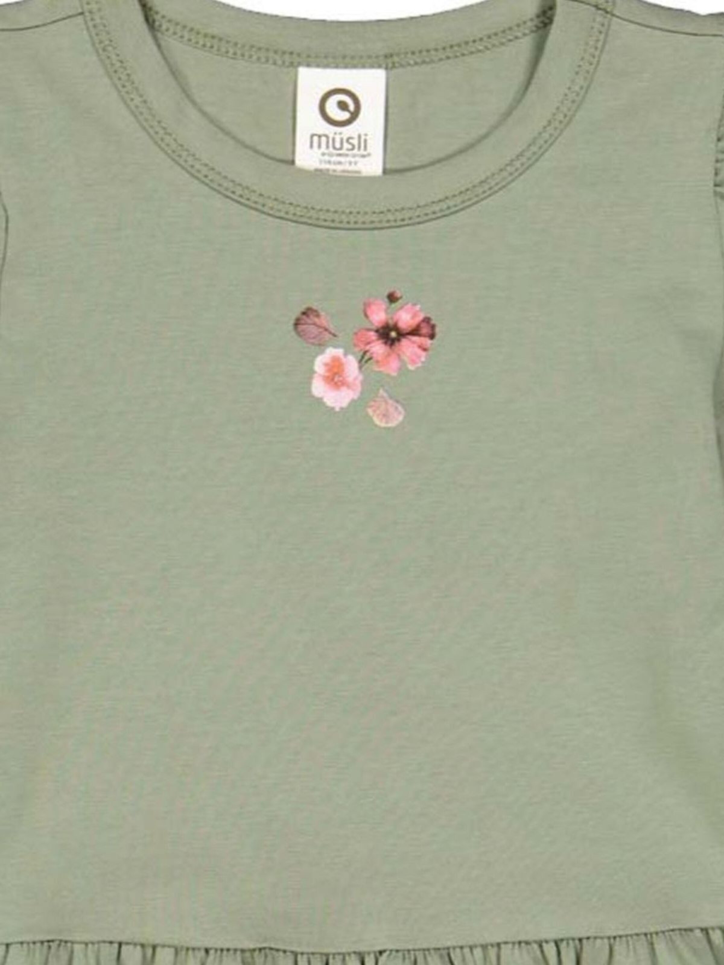 T-Shirt Müsli by GREEN COTTON en vert