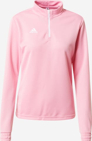 T-shirt fonctionnel 'Entrada 22' ADIDAS SPORTSWEAR en rose : devant