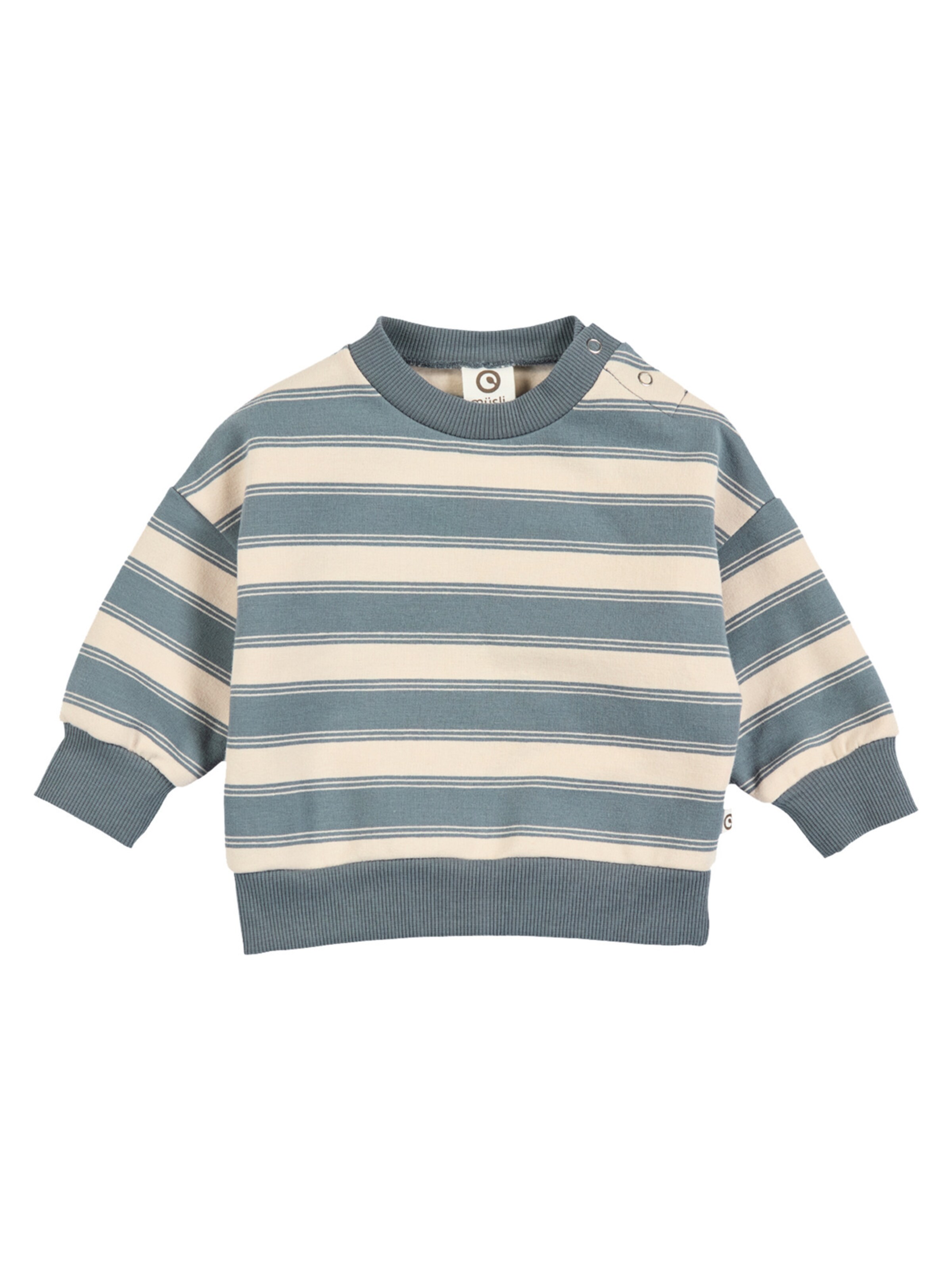 Felpa di Müsli by GREEN COTTON in blu: frontale