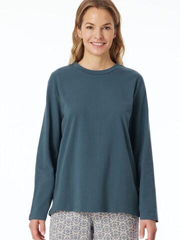 SCHIESSER Schlafshirt in Blau: Vorderseite