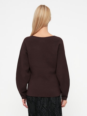 JDY Вязаная кофта 'JDYPRIME' в Коричневый