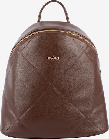 usha BLUE LABEL Backpack in Brown: front