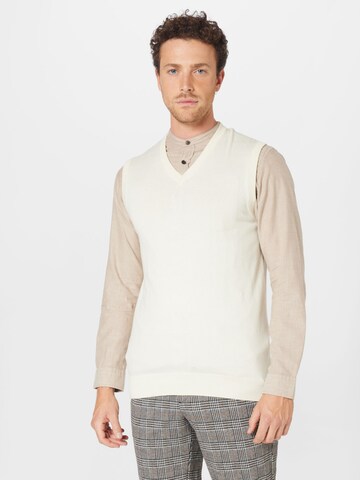 BURTON MENSWEAR LONDON Pullunder in Beige: Vorderseite
