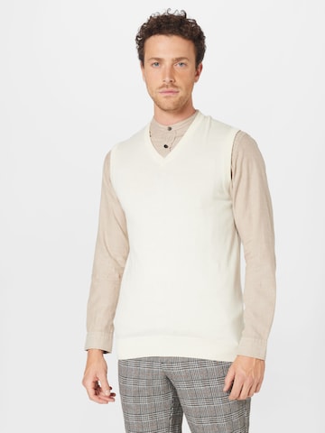 BURTON MENSWEAR LONDON Slipover in Beige: front