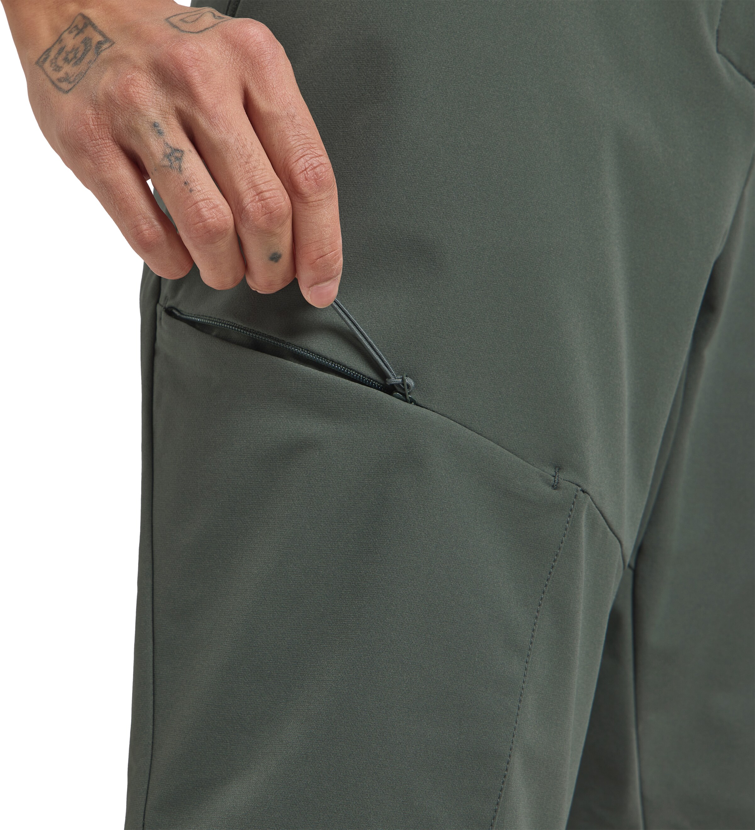 Regular Pantalon outdoor JACK WOLFSKIN en vert