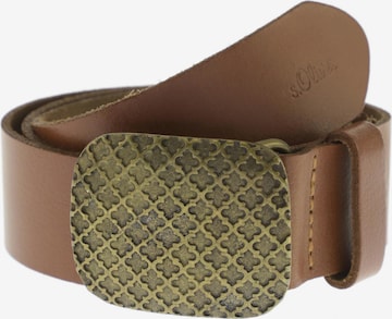 s.Oliver Belt in One size in Brown: front