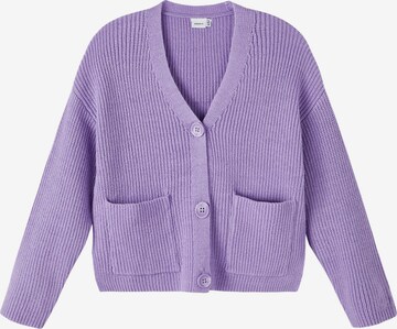 NAME IT Strickjacke 'Dustina' in Lila: predná strana