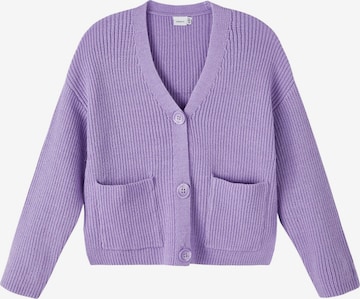 NAME IT Knit Cardigan 'Dustina' in Purple: front