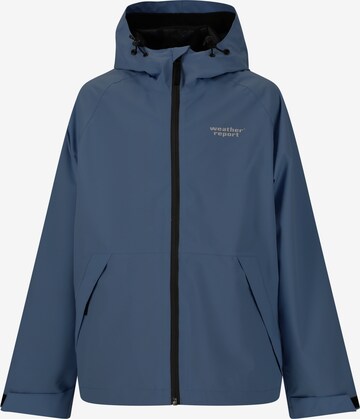 Weather Report Regenset 'Gust Jr.' in Blau: Vorderseite