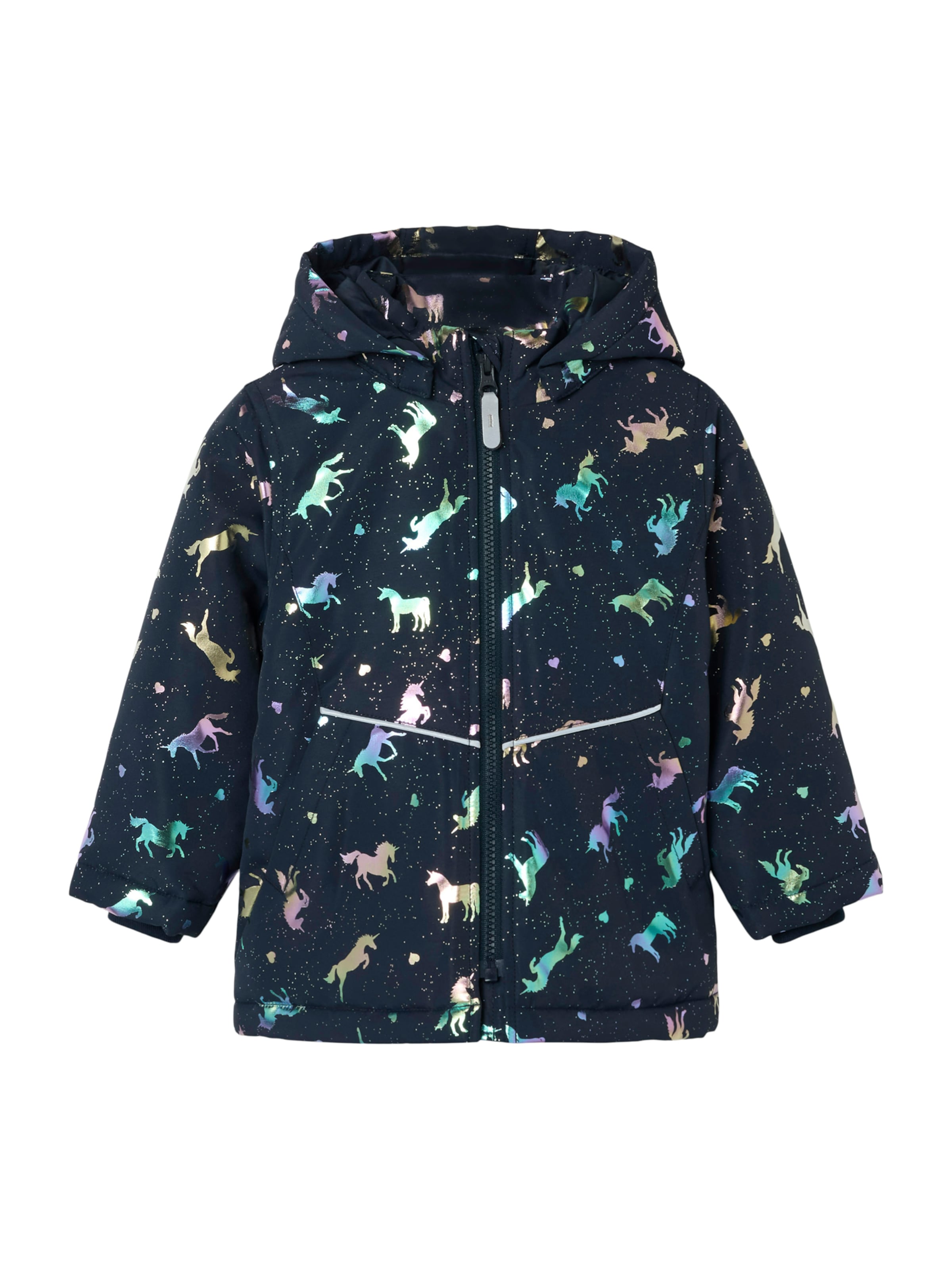 NAME IT - Chaqueta de entretiempo 'NMFMaxi' en azul: frente