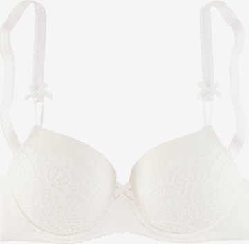 Invisible Soutien-gorge 'Aurora' LASCANA en blanc : devant