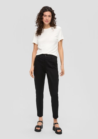 Coupe slim Pantalon s.Oliver en noir