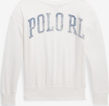Polo Ralph Lauren Sweatshirt 'BUB' i hvit