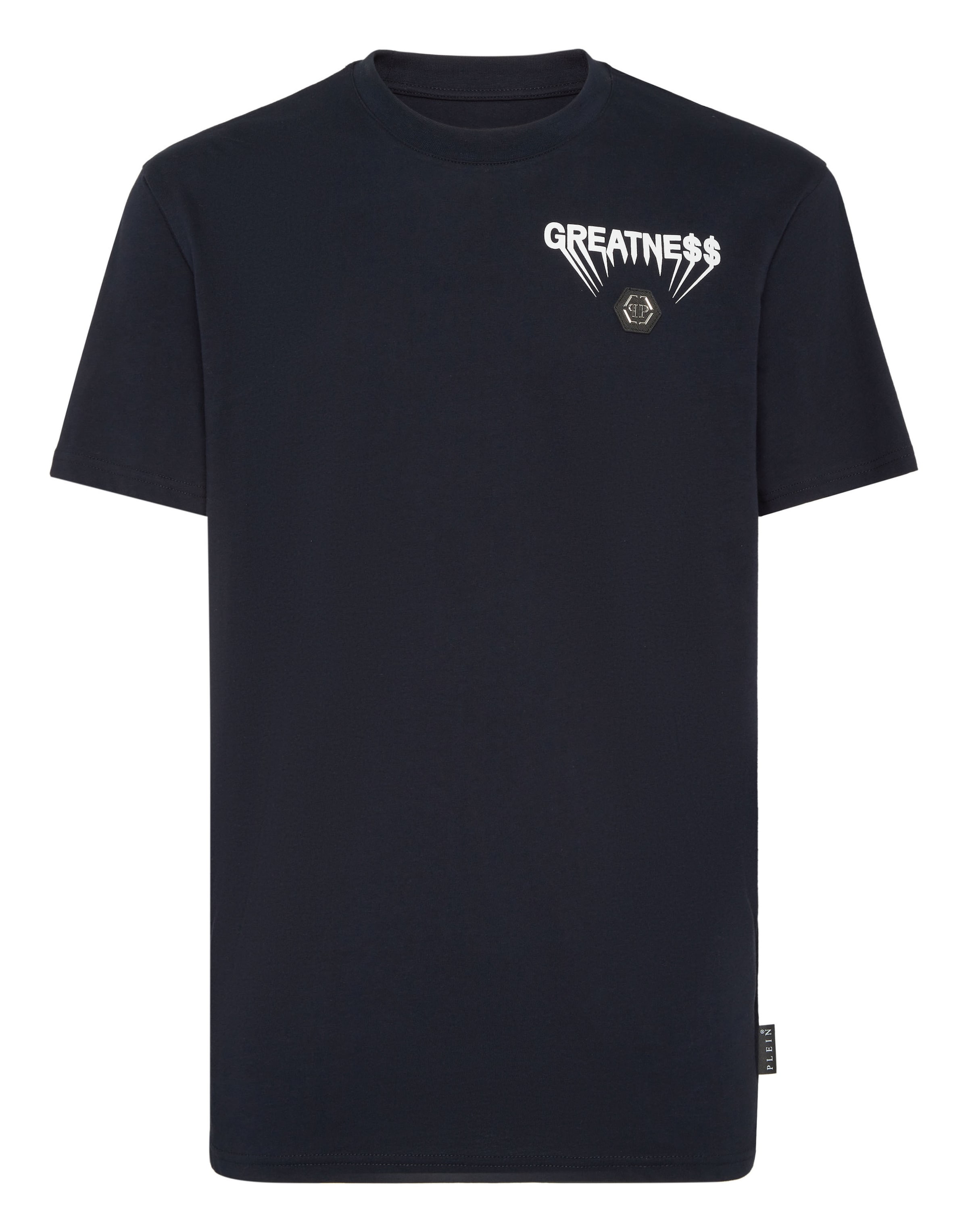 Philipp Plein Shirt 'Greatness' in Zwart: voorkant