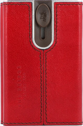 The Bridge Etui 'StoryUomo' in Rood: voorkant