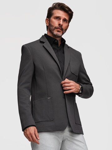 Ombre Slim Fit Businesshemd in Grau