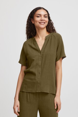 b.young Blouse 'Byjohanna' in Groen: voorkant